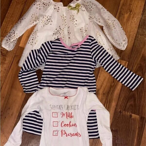 Toddler girl longsleeve Winter shirts‎ size 2T